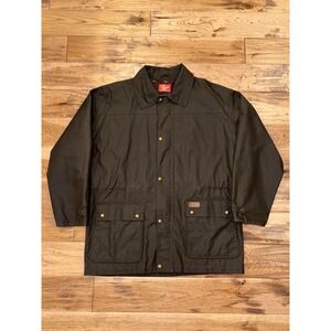 RM Williams Dryskin brown cotton Lightweight Waxed jacket relaxed fit Size 2XL